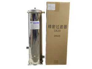 Phin lọc nước inox 3 lõi 20 inch
